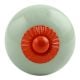 Solid Light Green Orange Fitting Ceramic Knob